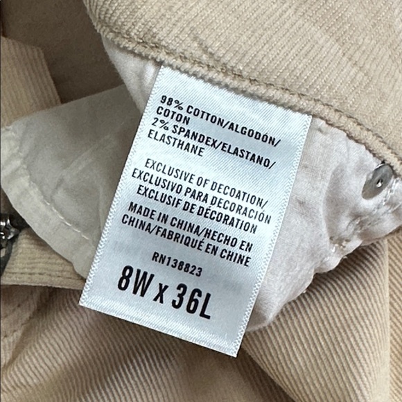 Idyllwind Sand Corduroy High Rise Flare Pants Womens 8 Western Rodeo Country NWT - Picture 6 of 12